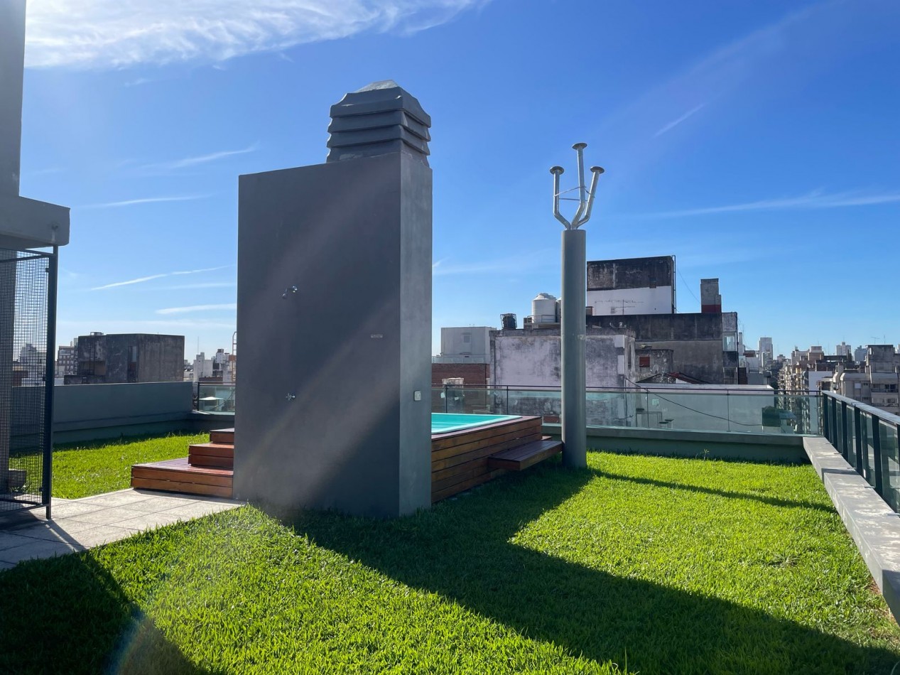MONOAMBIENTE AMOBLADO EXTERNO CON BALCON