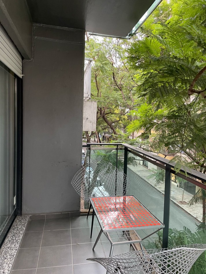 MONOAMBIENTE AMOBLADO EXTERNO CON BALCON